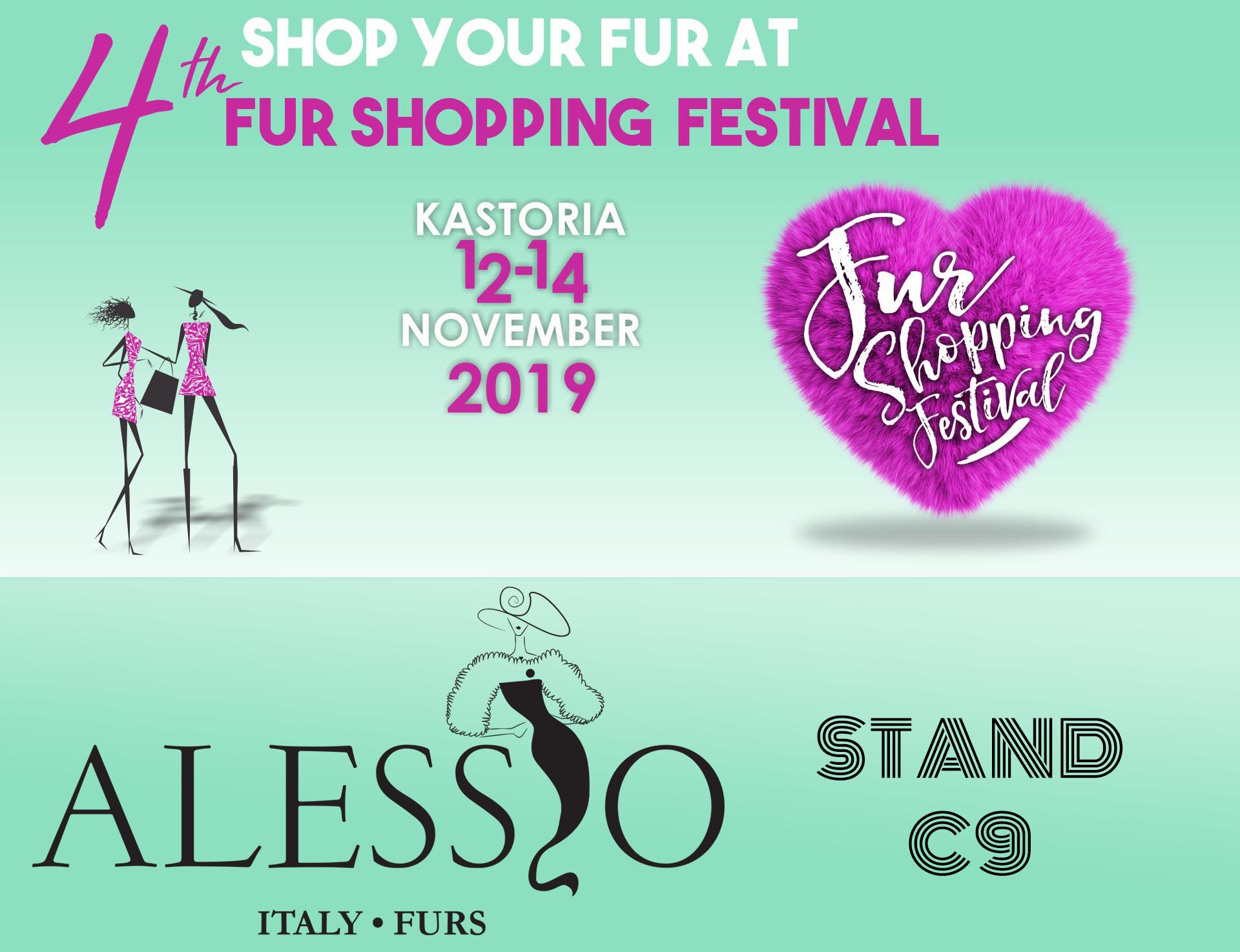 Find Alessio Brand in 4th Fur Festival in Kastoria at C9 Stand!